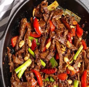 Szechuan Beef with Hot Sauce